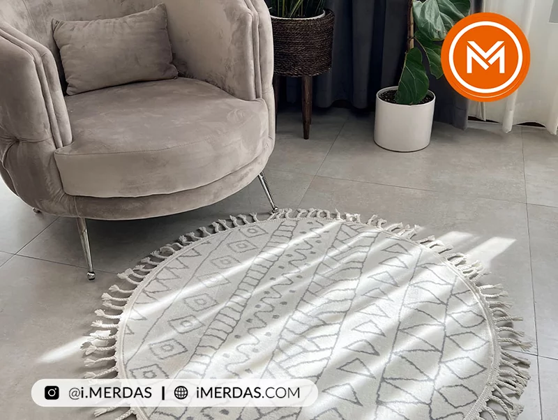 بهترین دکوراسیون برای فرش گرد