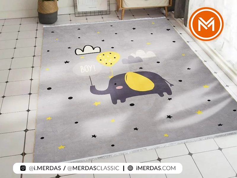 فرش کودک برای دکوراسیون کودکانه