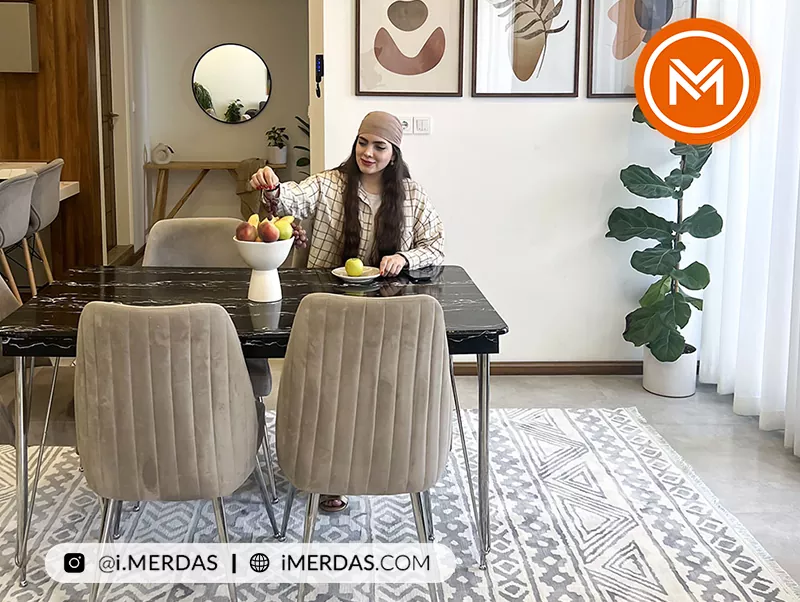 چیدمان فرش در پذیرایی ال + ایده های کاربردی