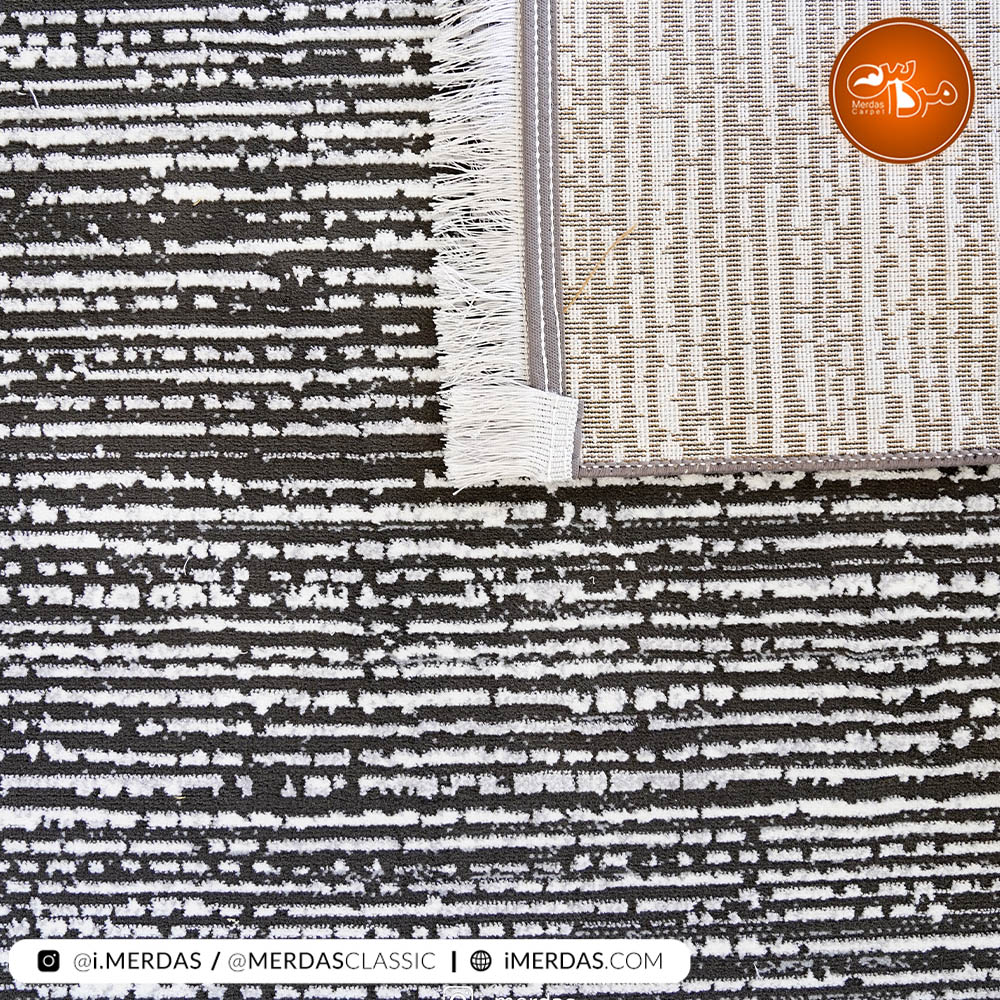 فرش مراکشی کد 41239 زمینه نوک مدادی
