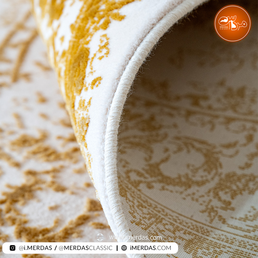 فرش وینتیج کد 25-143 زمینه تمام رنگ