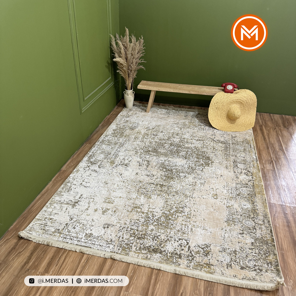 فرش وینتیج mc کد 12 زمینه تمام رنگ