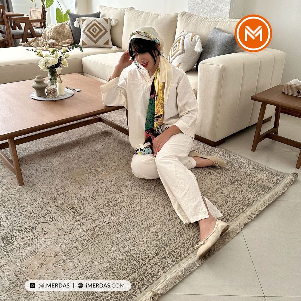 فرش وینتیج mc کد 05 زمینه تمام رنگ