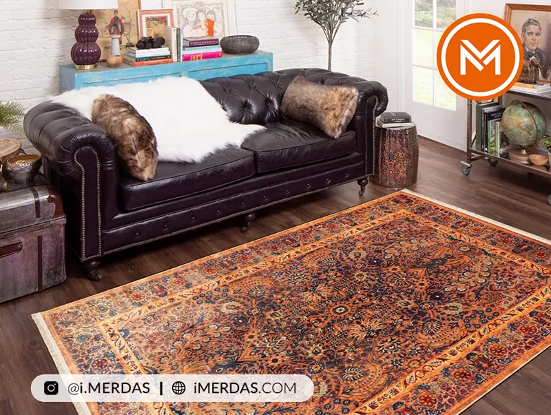 چیدمان مبل چرم