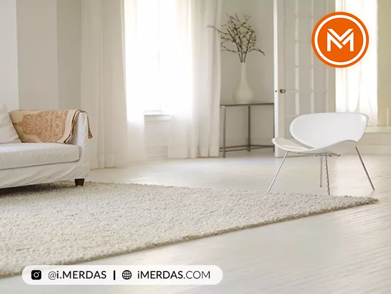  ست کردن فرش سفید