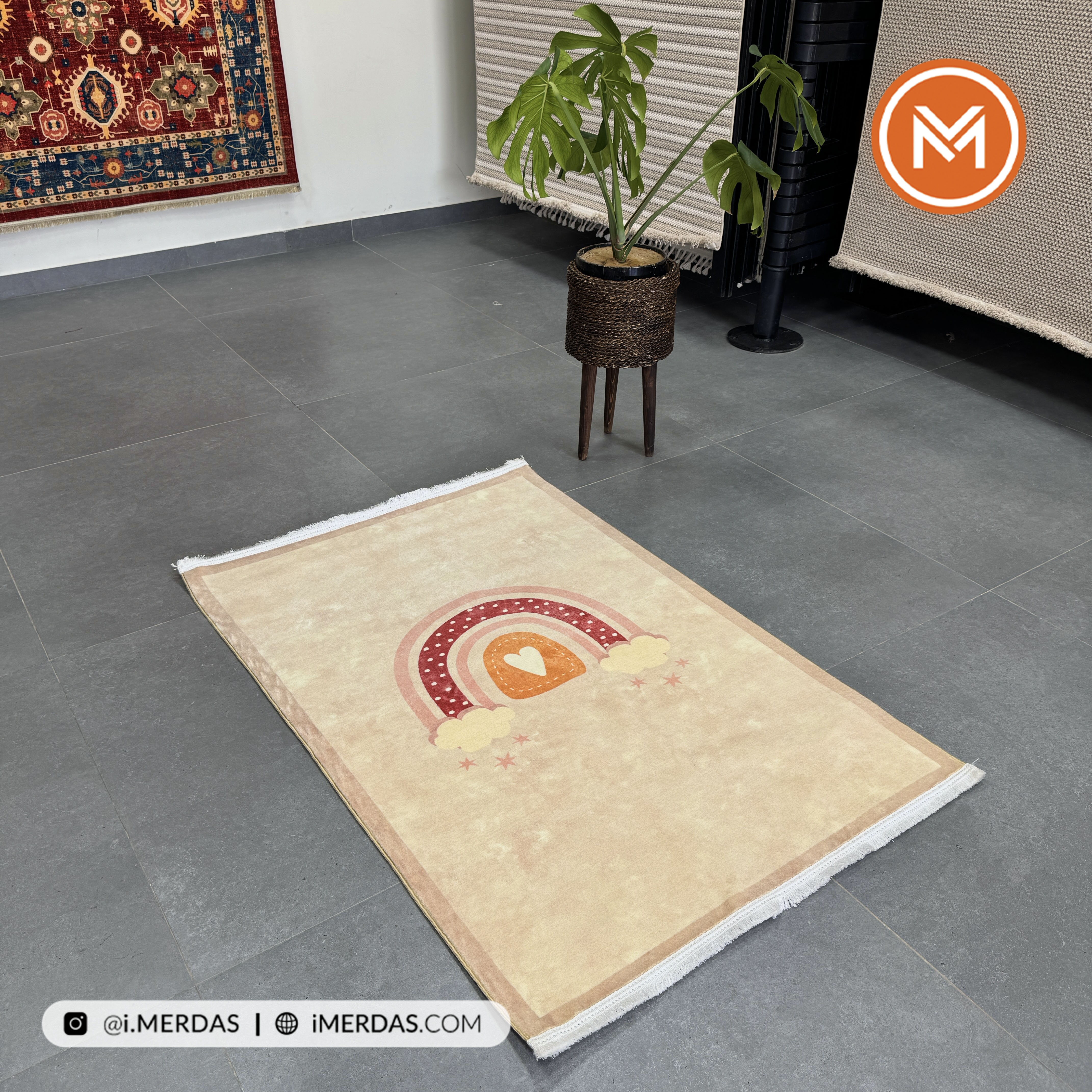 فرش کودک کد 15857 زمینه تمام رنگ