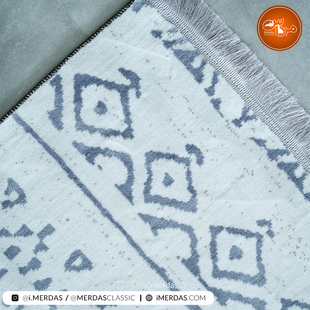 فرش آشپزخانه مراکشی کد 41301 زمینه کرم