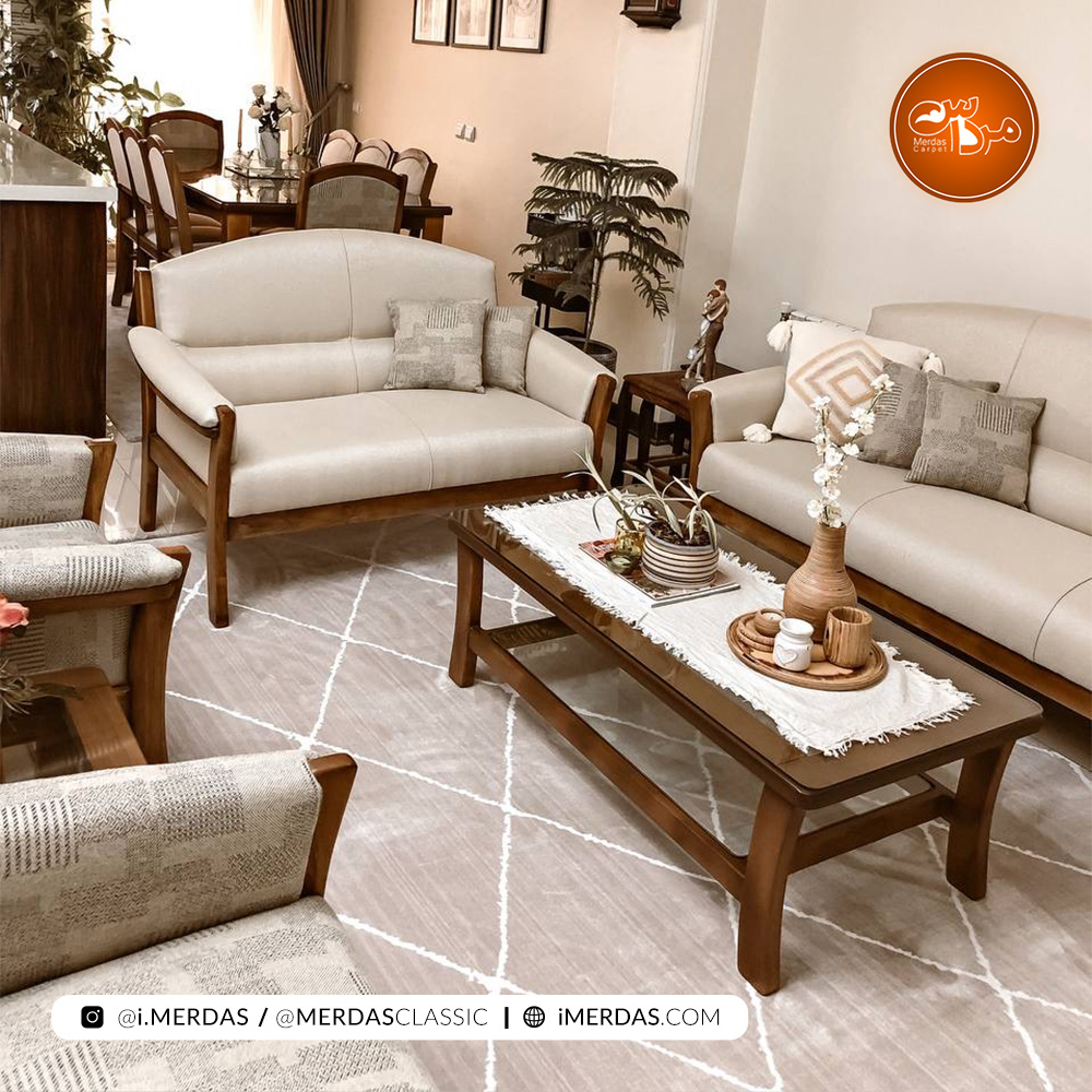 فرش مراکشی کد 41278 زمینه بژ