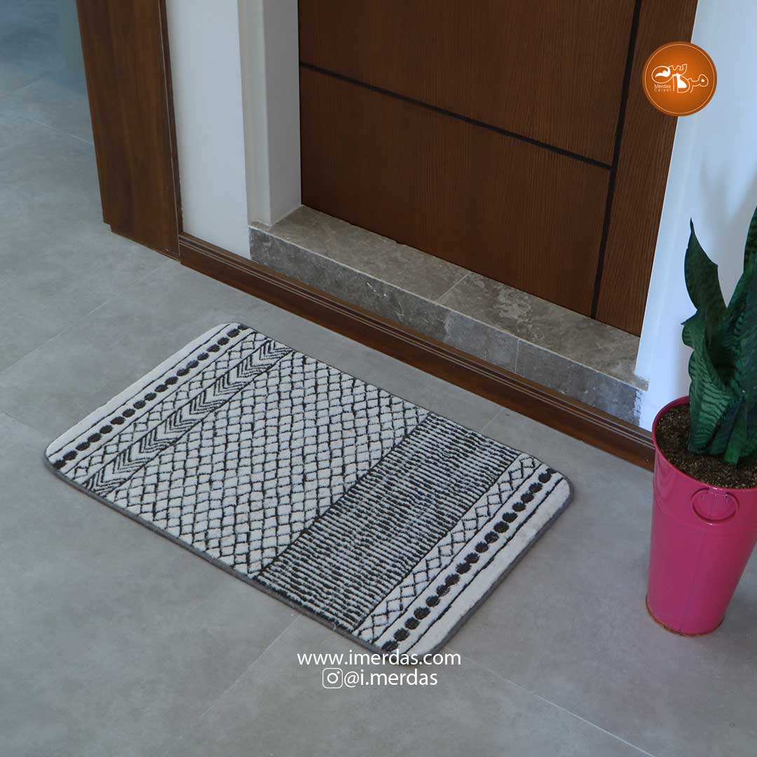 فرش پادری مراکشی کد 41292 زمینه کرم