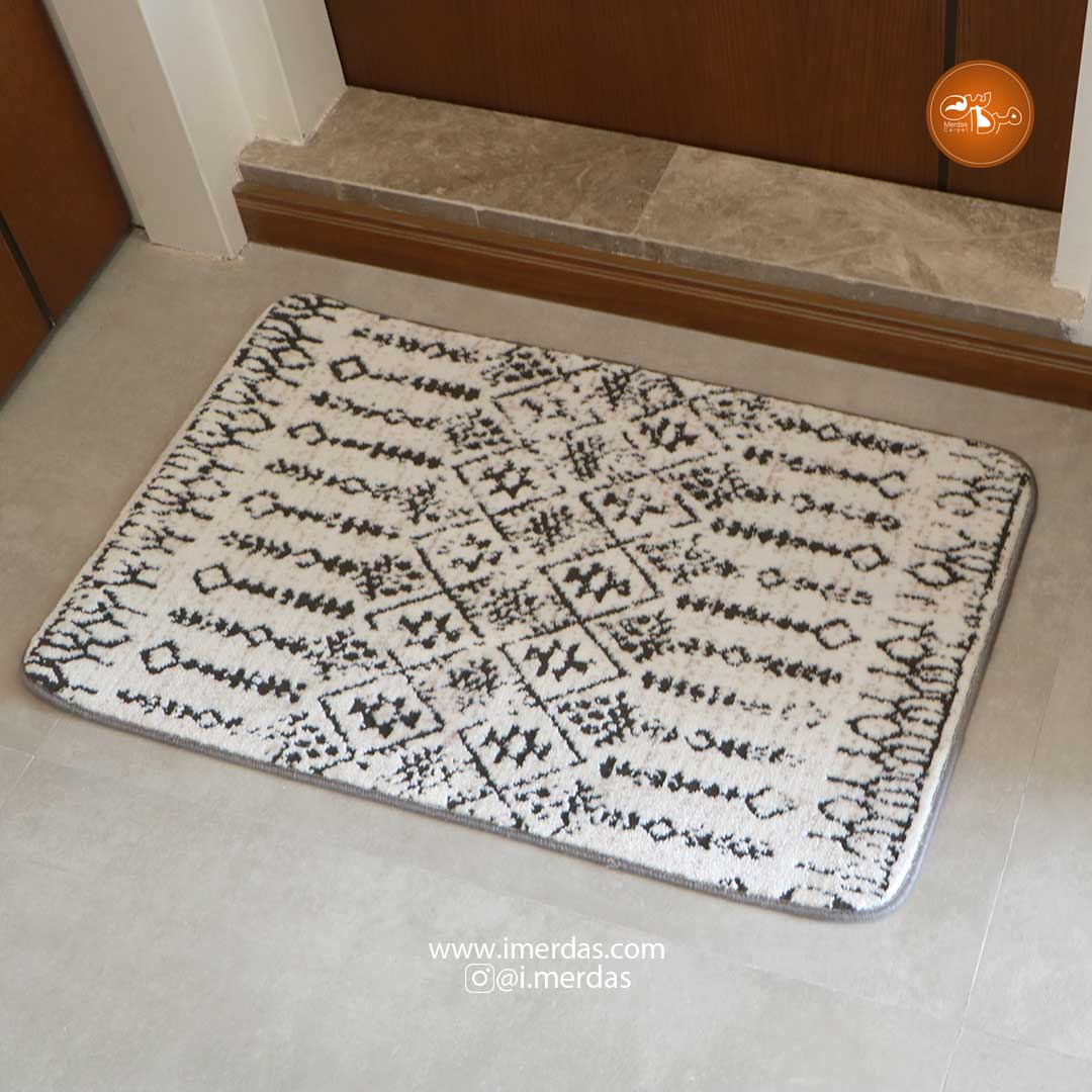 فرش پادری مراکشی کد 41294 زمینه کرم