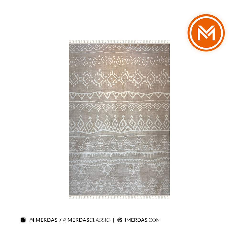 فرش مراکشی کد 41301 زمینه بژ