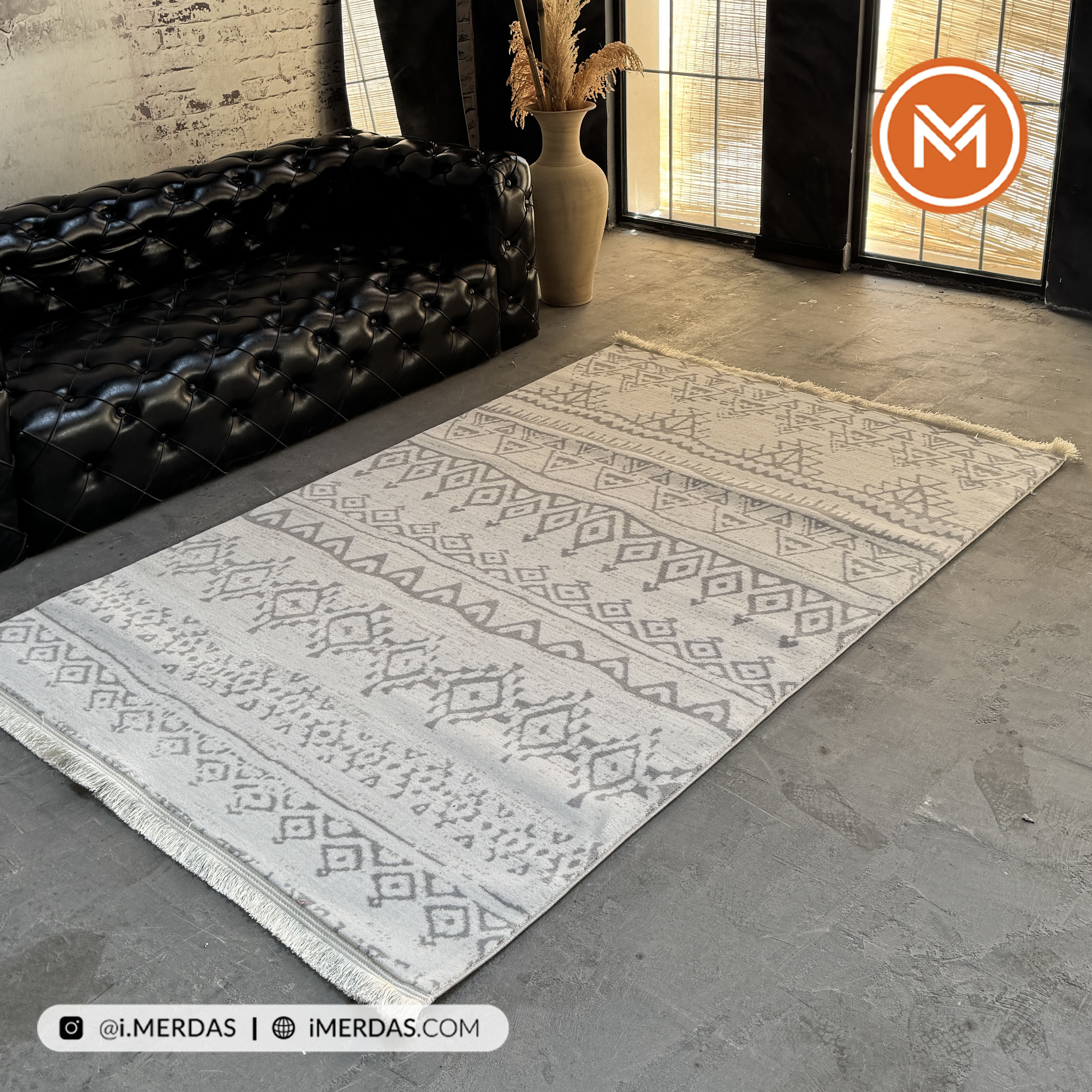 فرش مراکشی اختصاصی کد 41301 زمینه کرم
