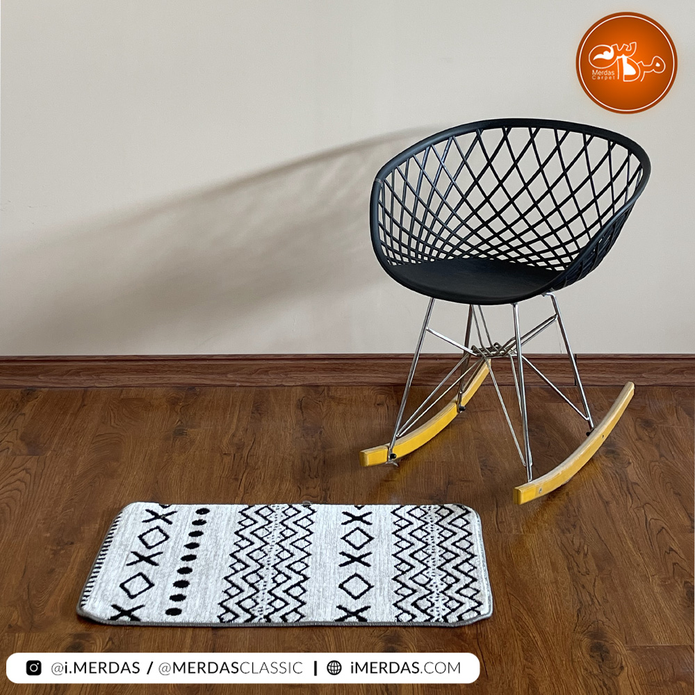 فرش مراکشی کد 41309 زمینه کرم