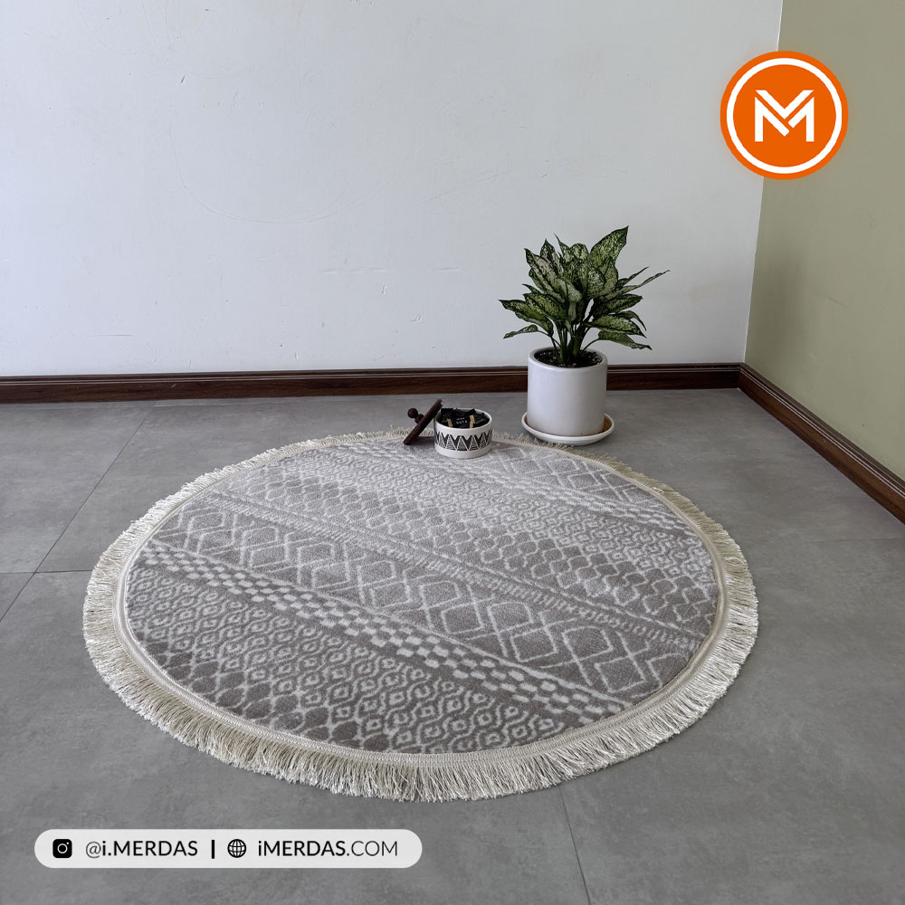 فرش مراکشی کد 41317 زمینه بژ