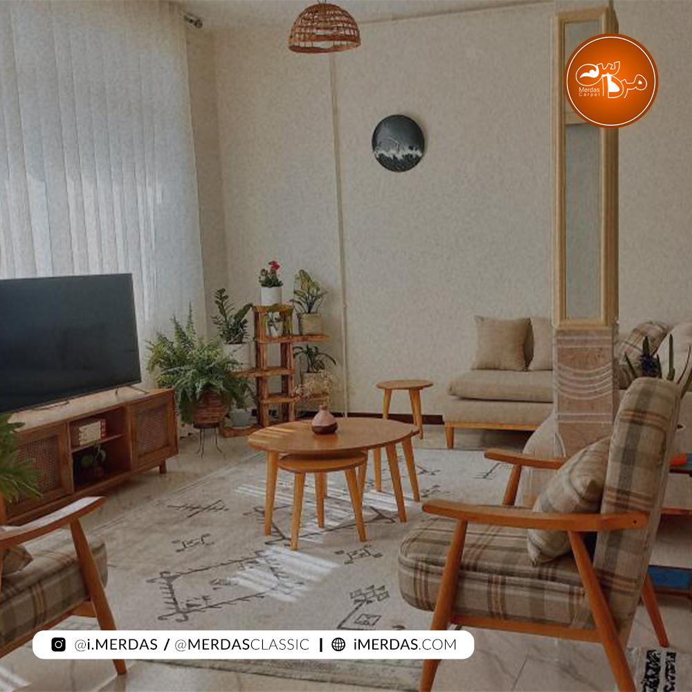 فرش مراکشی کد 42305 زمینه کرم