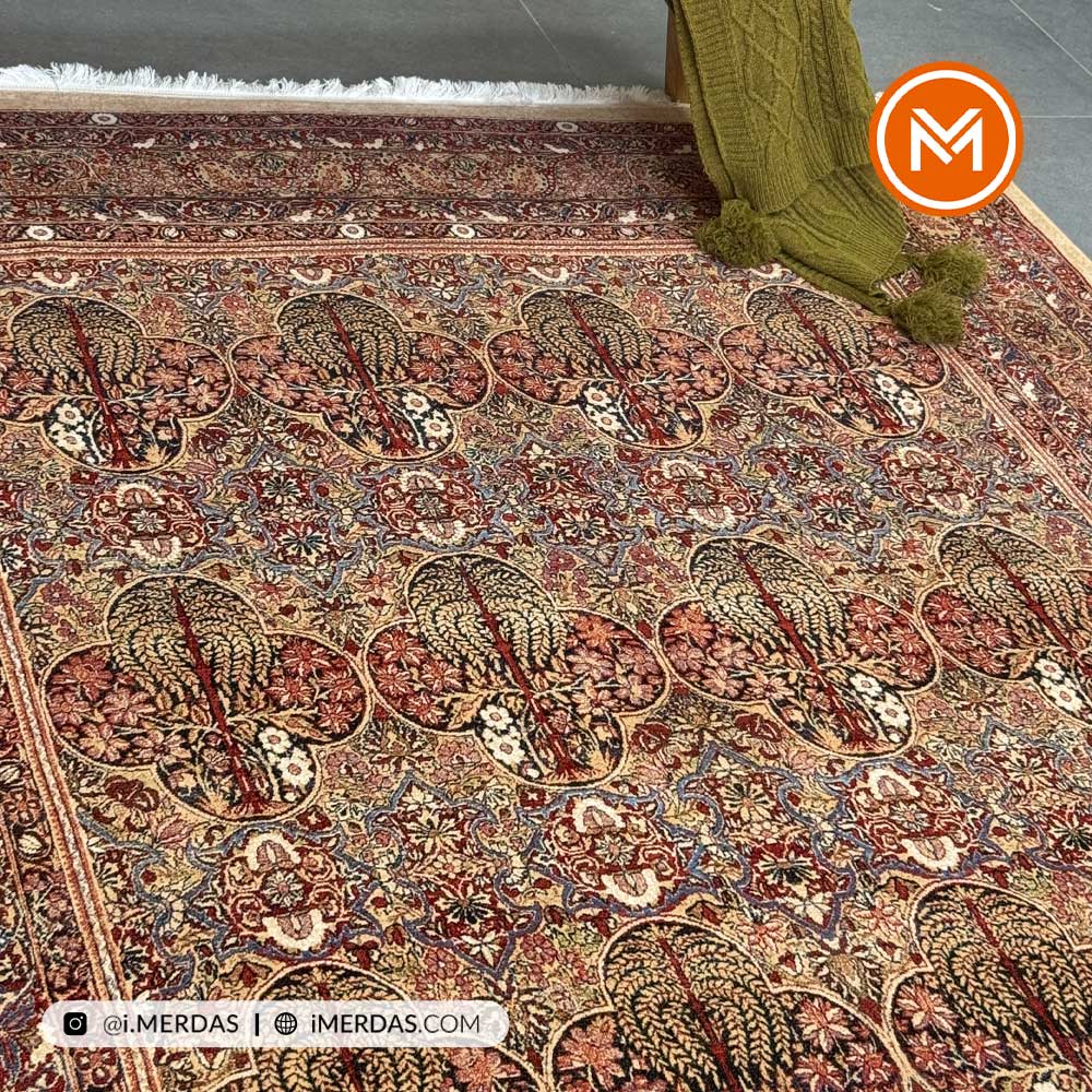 فرش وینتیج کد 20499 زمینه تمام رنگ