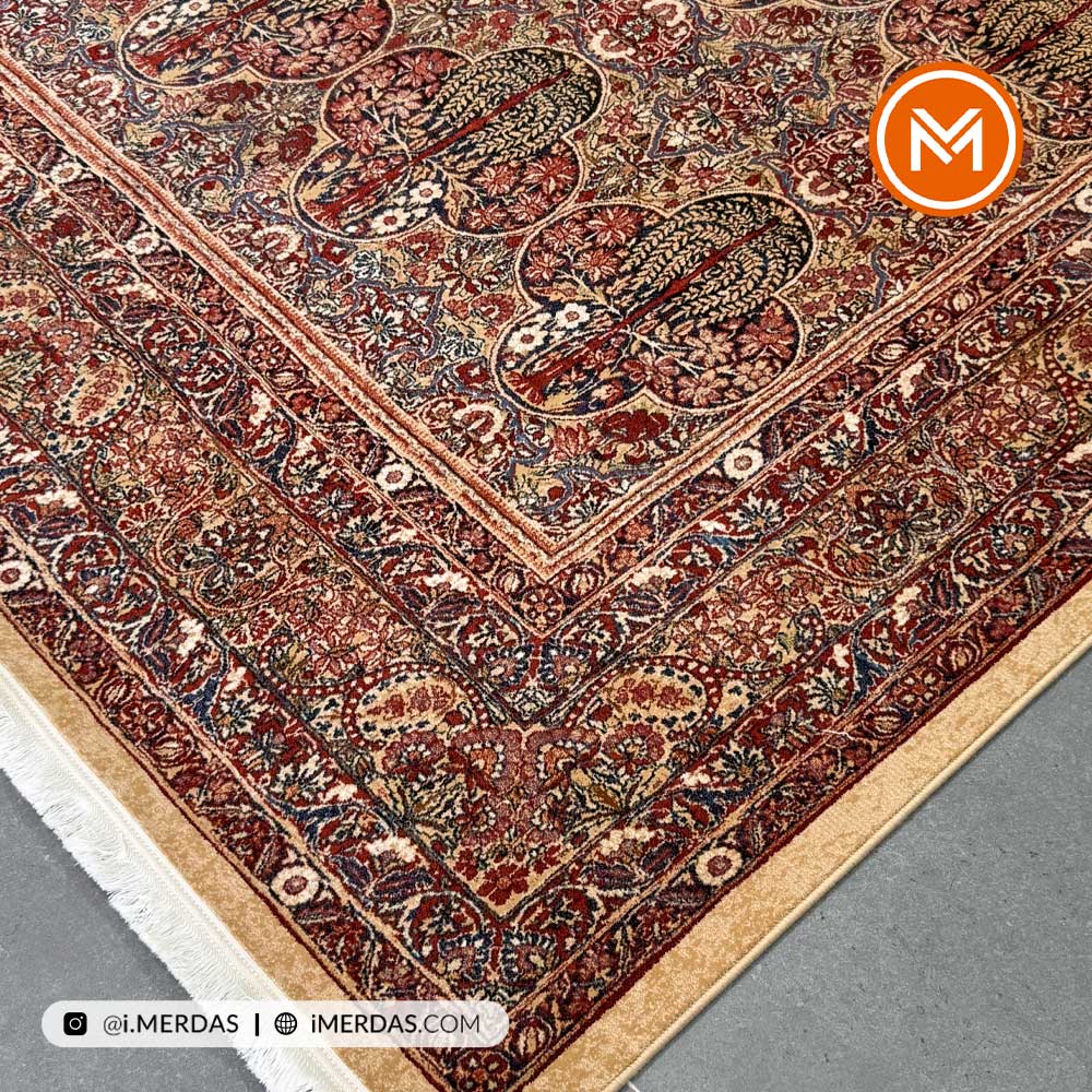 فرش وینتیج کد 20499 زمینه تمام رنگ