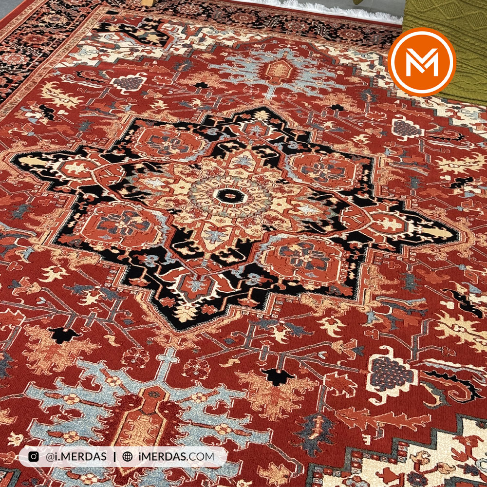فرش وینتیج کد 20502 زمینه تمام رنگ