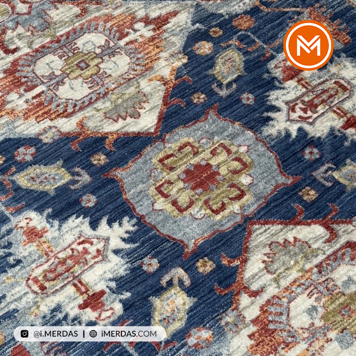 فرش وینتیج کد B7310 زمینه تمام رنگ