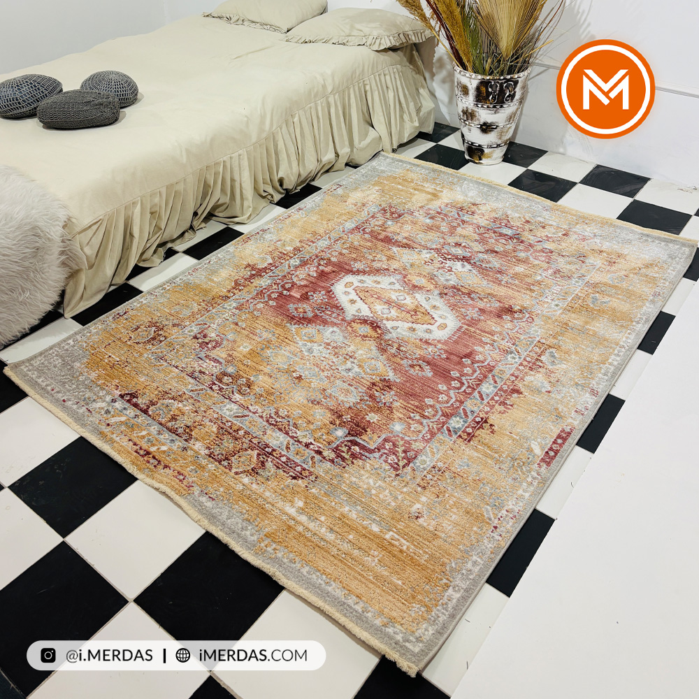 فرش وینتیج کد B7311 زمینه تمام رنگ