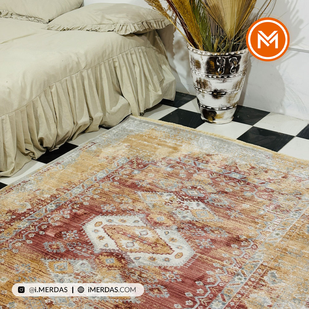 فرش وینتیج کد B7311 زمینه تمام رنگ