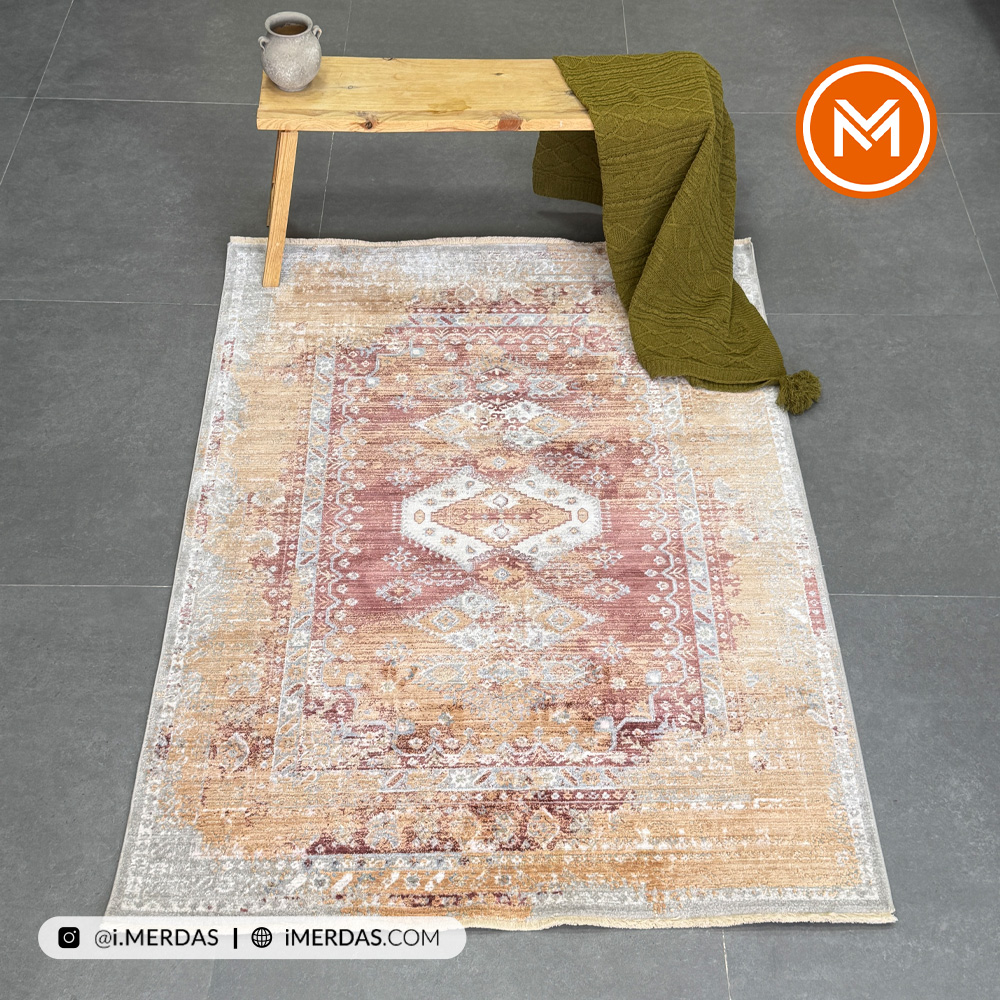 فرش وینتیج کد B7311 زمینه تمام رنگ