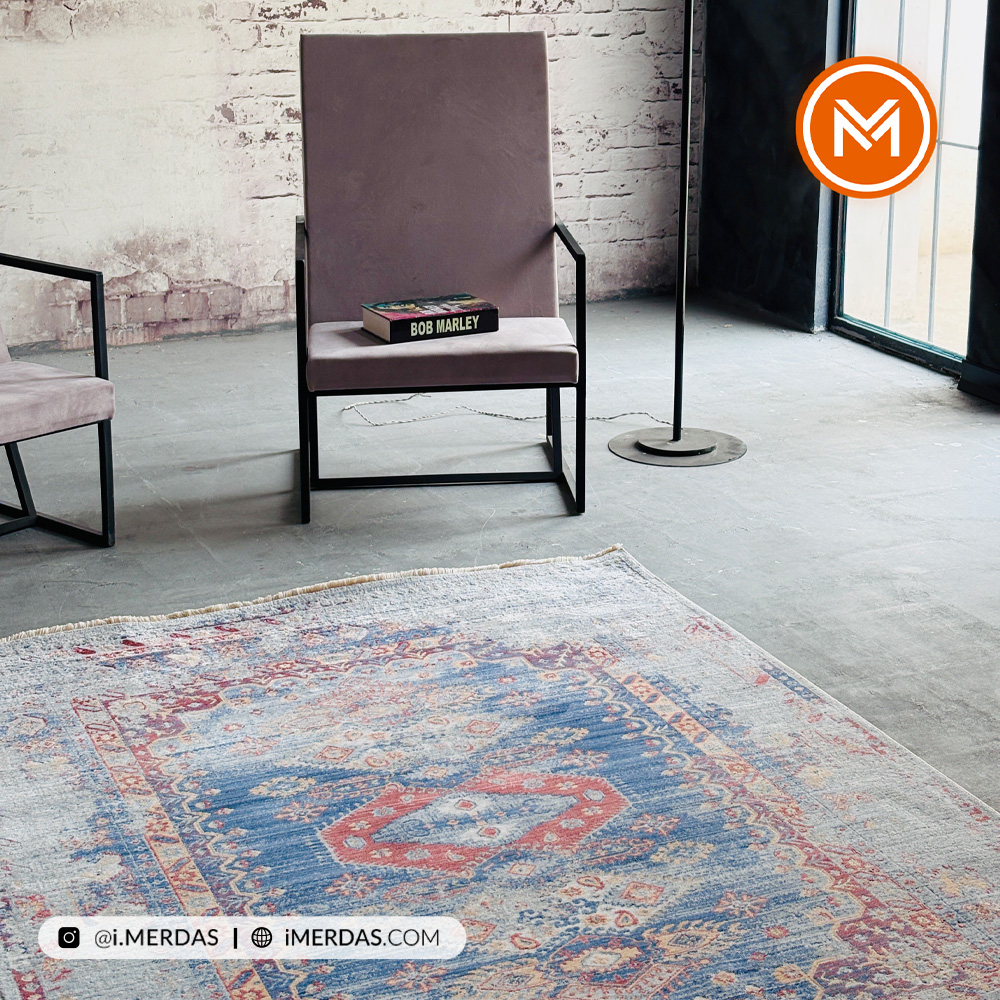 فرش وینتیج کد C7311 زمینه تمام رنگ