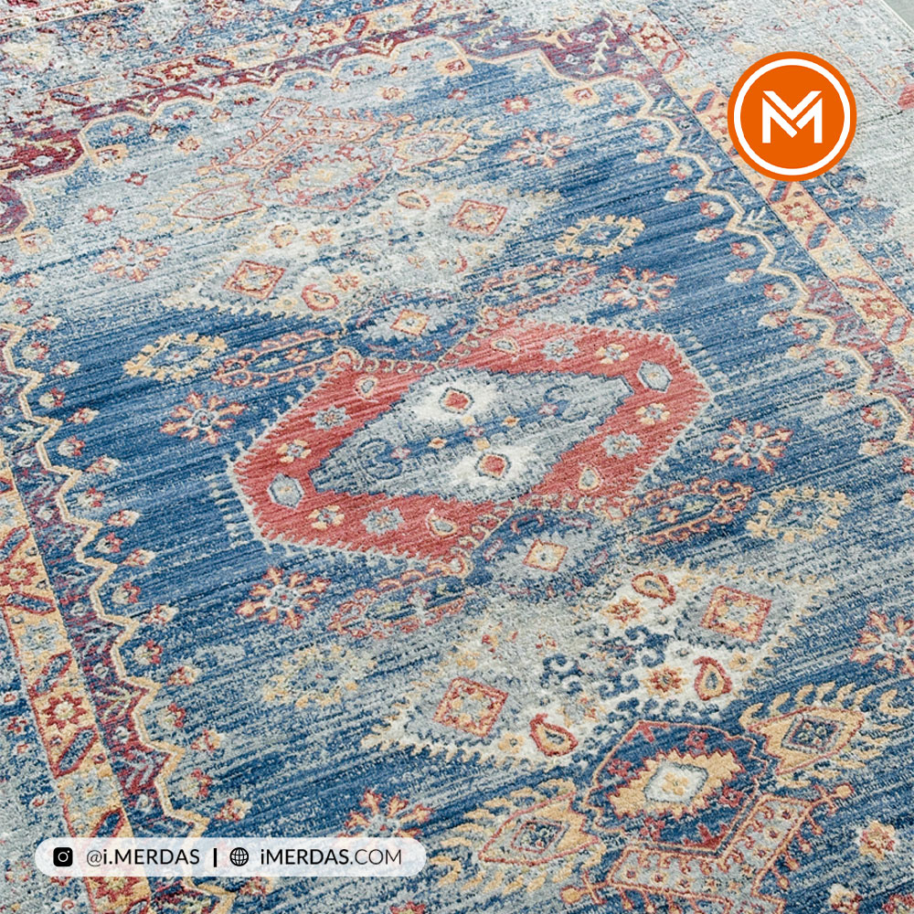 فرش وینتیج کد C7311 زمینه تمام رنگ