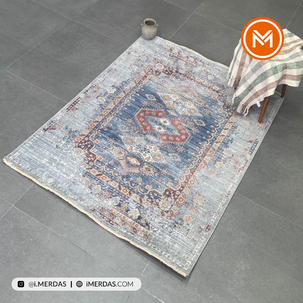 فرش وینتیج کد C7311 زمینه تمام رنگ