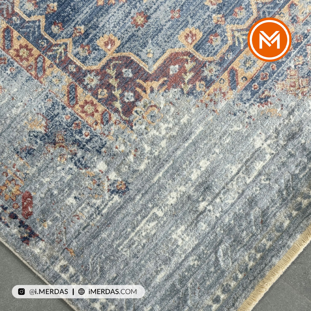 فرش وینتیج کد C7311 زمینه تمام رنگ
