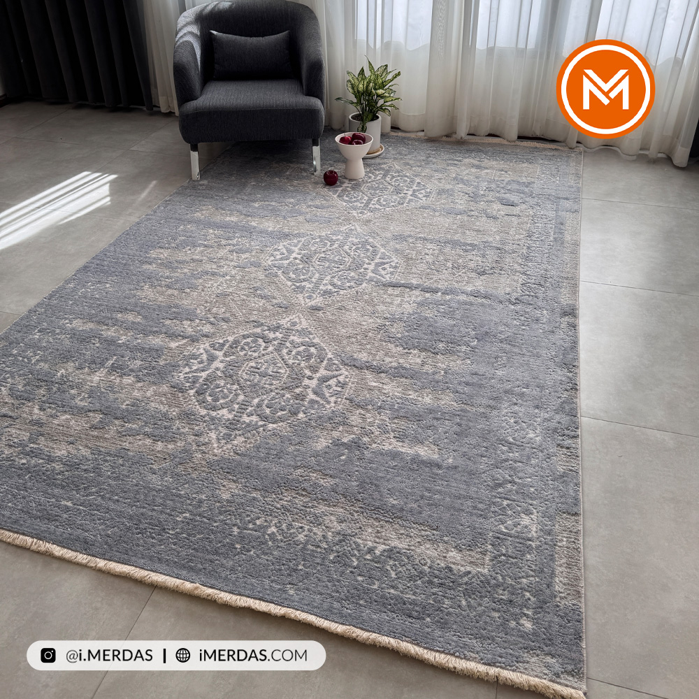 فرش وینتیج کد G7304 زمینه تمام رنگ