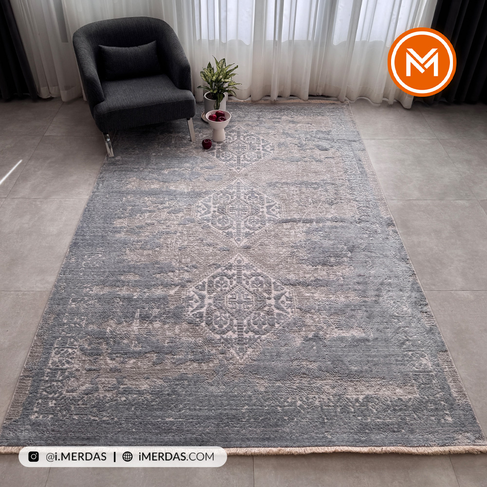 فرش وینتیج کد G7304 زمینه تمام رنگ