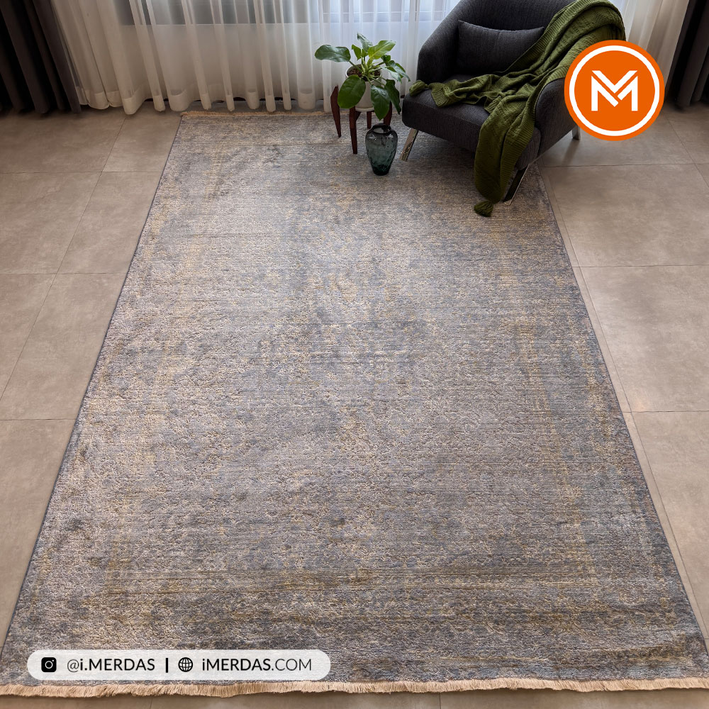 فرش وینتیج کد M7302 زمینه تمام رنگ