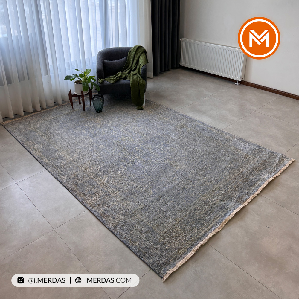 فرش وینتیج کد M7302 زمینه تمام رنگ