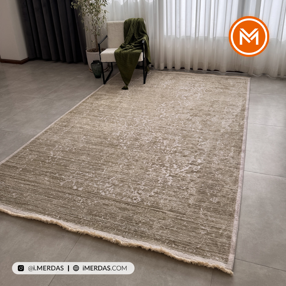 فرش وینتیج کد S7302 زمینه تمام رنگ