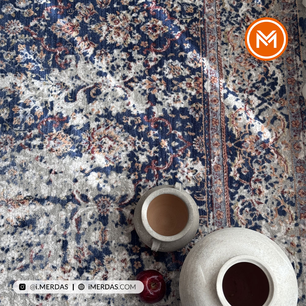 فرش وینتیج کد Y7302 زمینه تمام رنگ