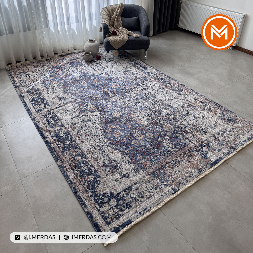 فرش وینتیج کد Y7302 زمینه تمام رنگ