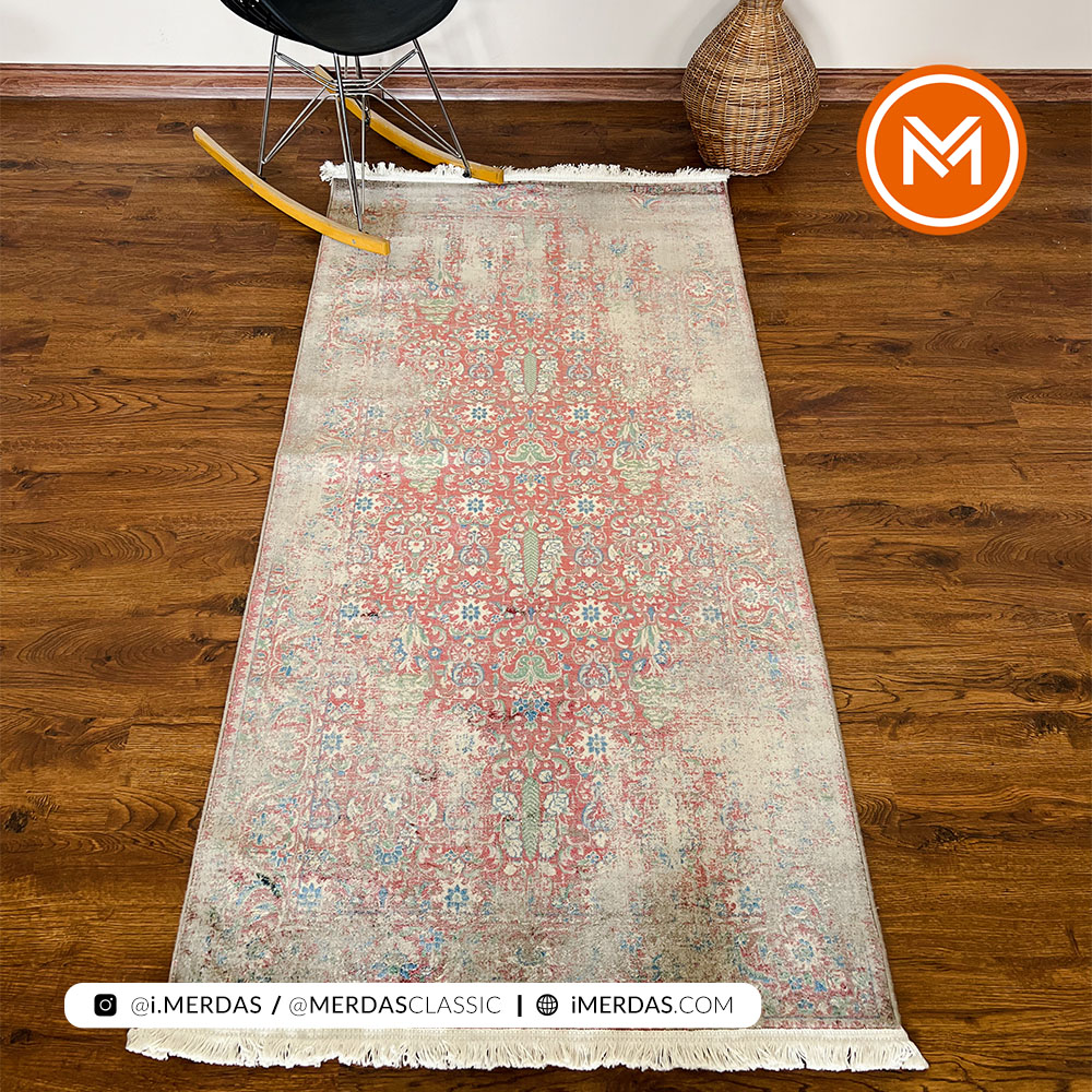 فرش وینتیج hr کد 189 زمینه تمام رنگ