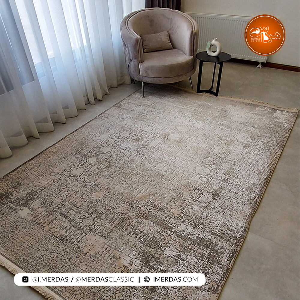 فرش وینتیج mc کد 04 زمینه تمام رنگ