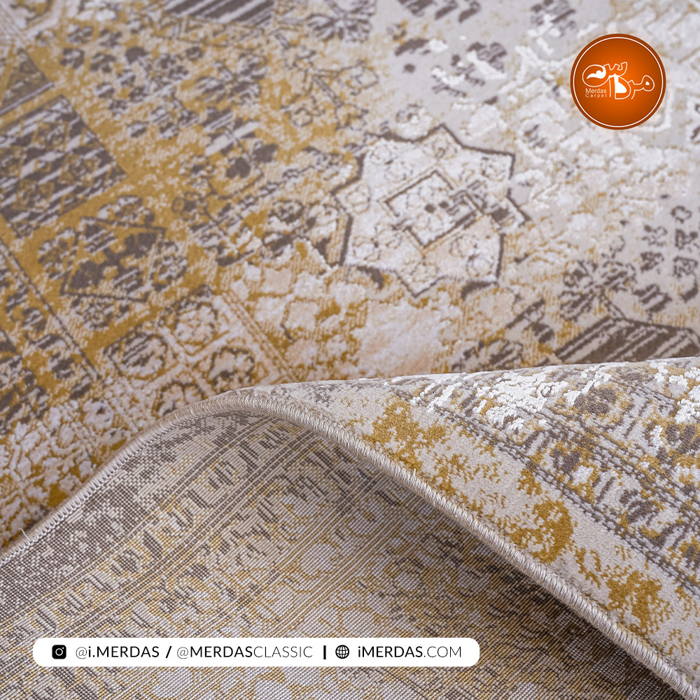 فرش وینتیج mc کد 03 زمینه تمام رنگ