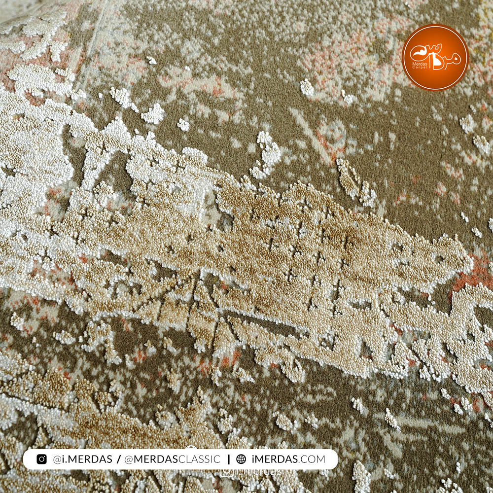 فرش وینتیج mc کد 30 زمینه تمام رنگ