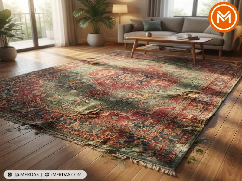 علت پوسیدگی فرش و روش‌های جلوگیری و ترمیم آن
