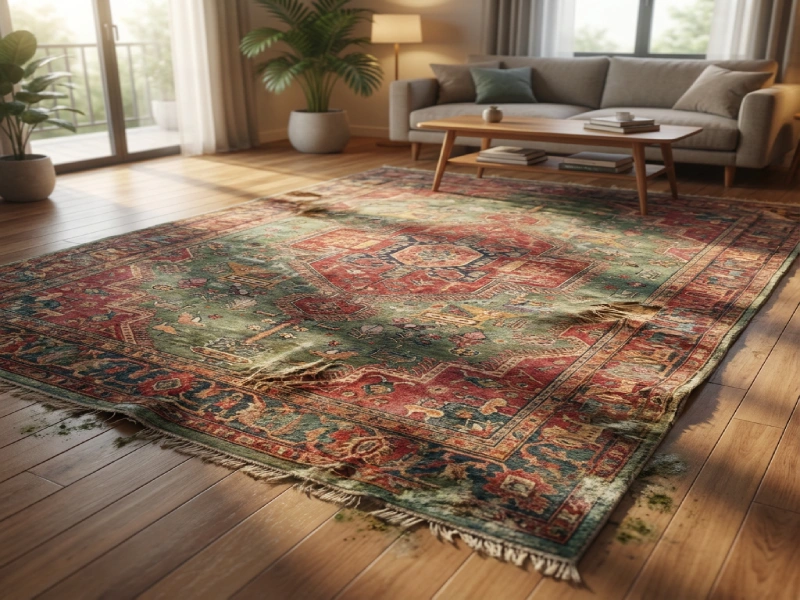 علت پوسیدگی فرش و روش‌های جلوگیری و ترمیم آن