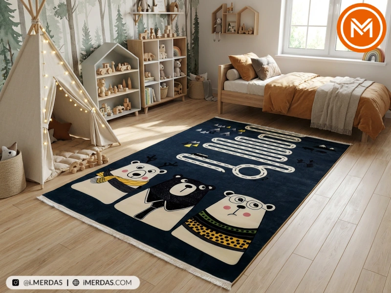 بهترین فرش ماشینی برای اتاق کودک و نوجوان